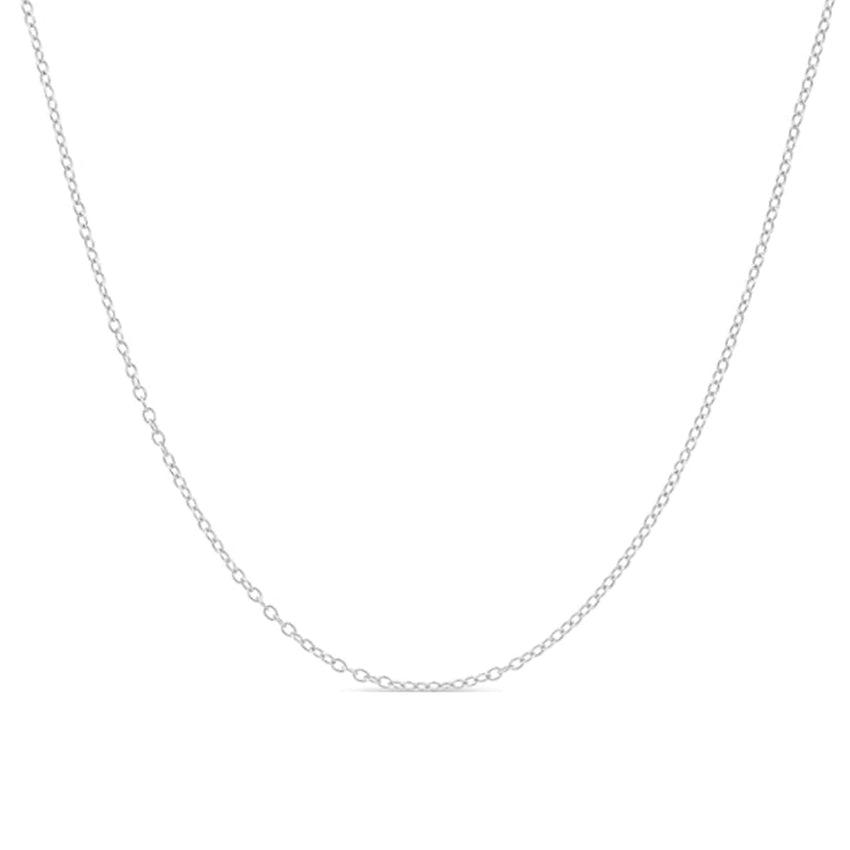 26 Inch Light Silver Round Belcher Chain