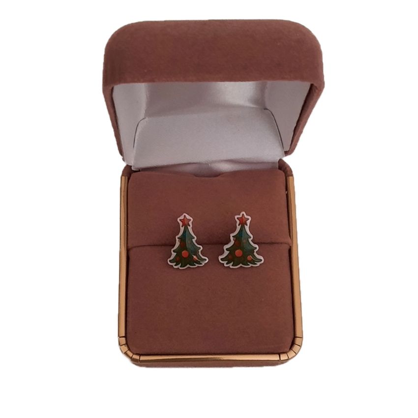 Acrylic Christmas Tree Earrings(2)