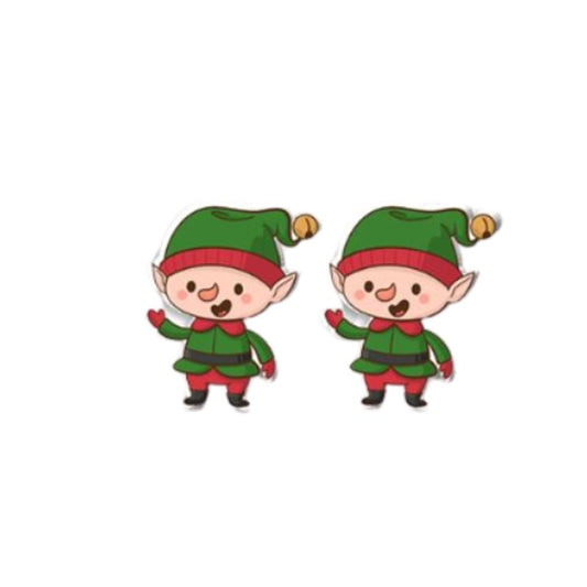 Acrylic Waving Elf Earrings