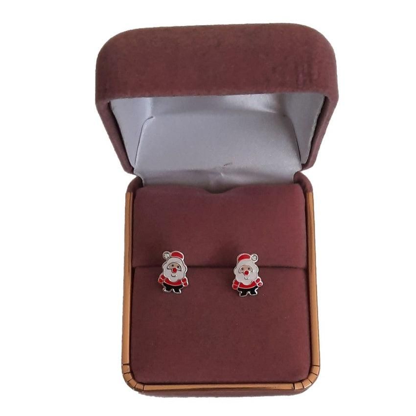 Christmas Santa Sterling Silver Earrings(2)