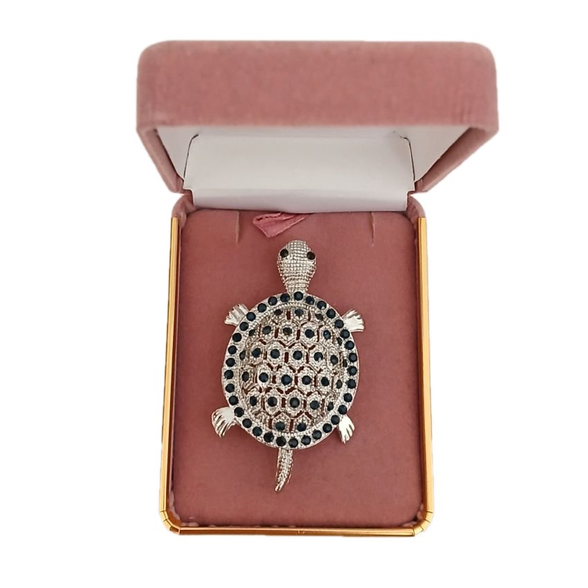 Coloured Ladies Turtle Brooch(2)