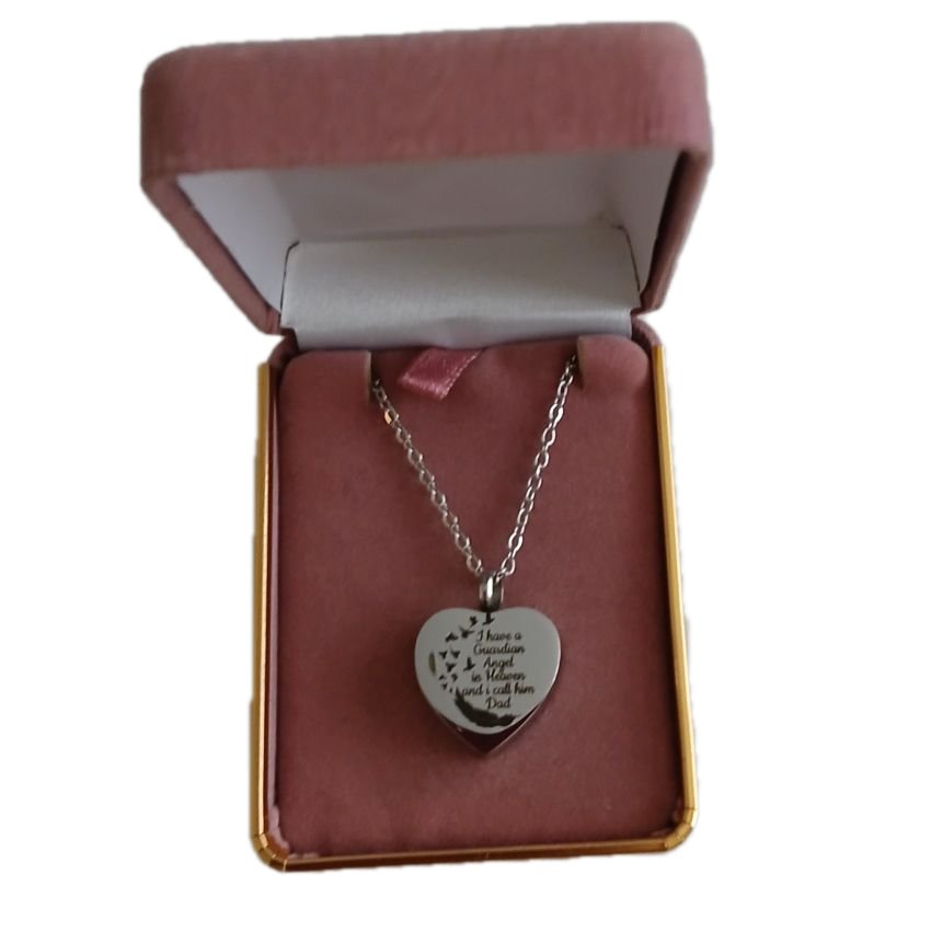 Dad Guardian Angel Memorial Ashes Locket(2)