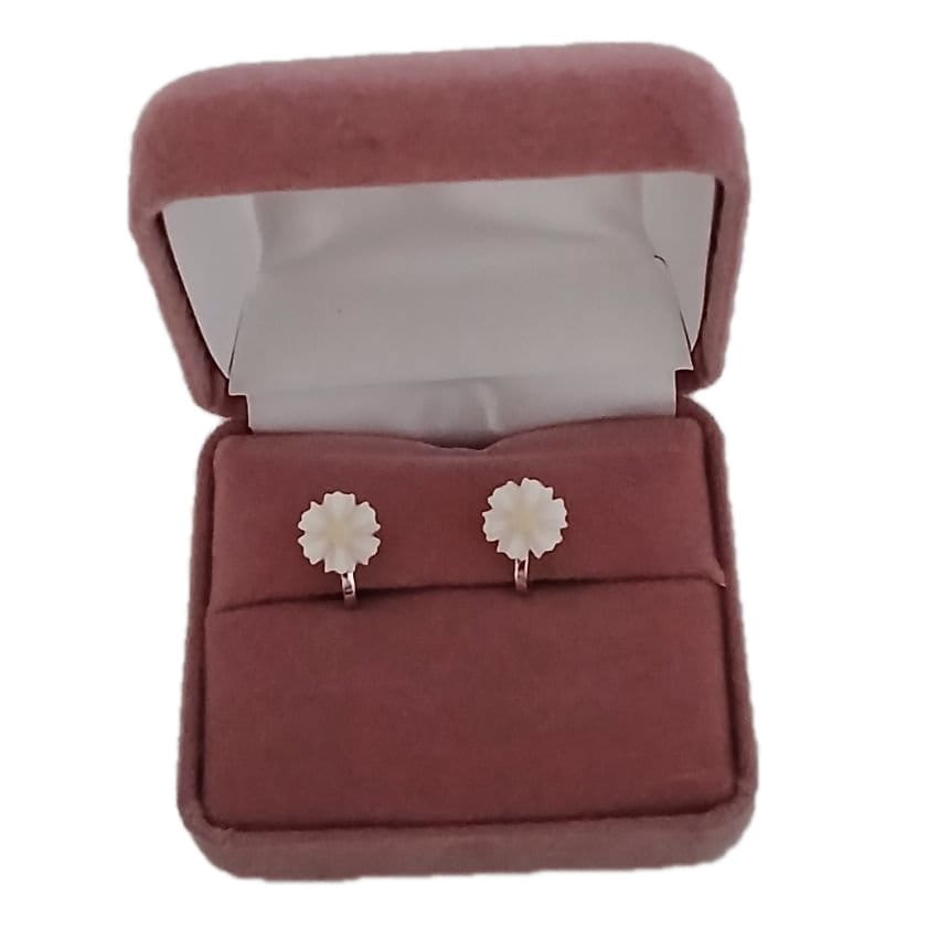 Daisy Stud Childrens Clip On Earrings