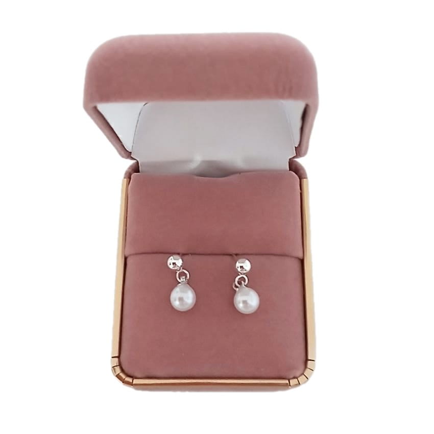 Dangly Kids Pearl Sterling Silver Earrings(2)