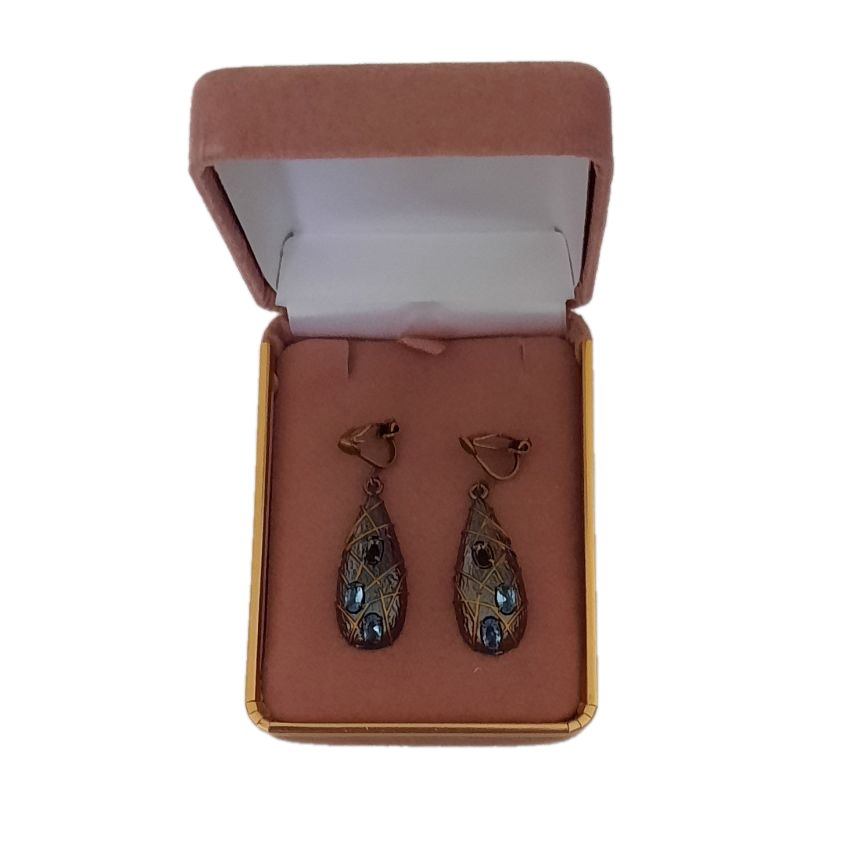 Dark Bohemian Clip On Earrings(2)