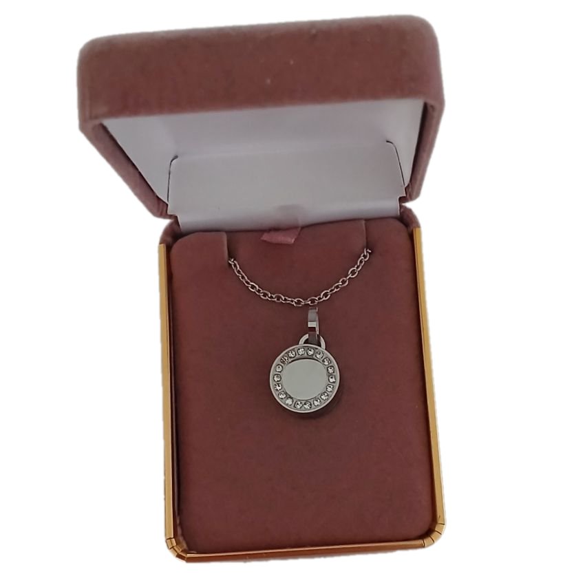 Diamante Studded Small Hair Locket(2)