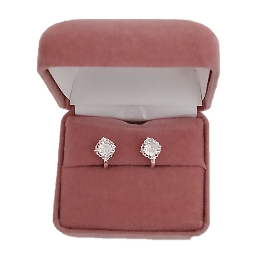Diamond Communion Clip On Earrings(2)