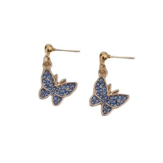 Fashion Jewellery Dangly Butterfly Earrings