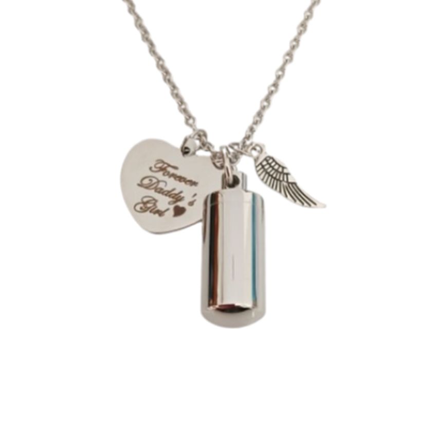 Forever Daddy's Girl Cremation Pendant