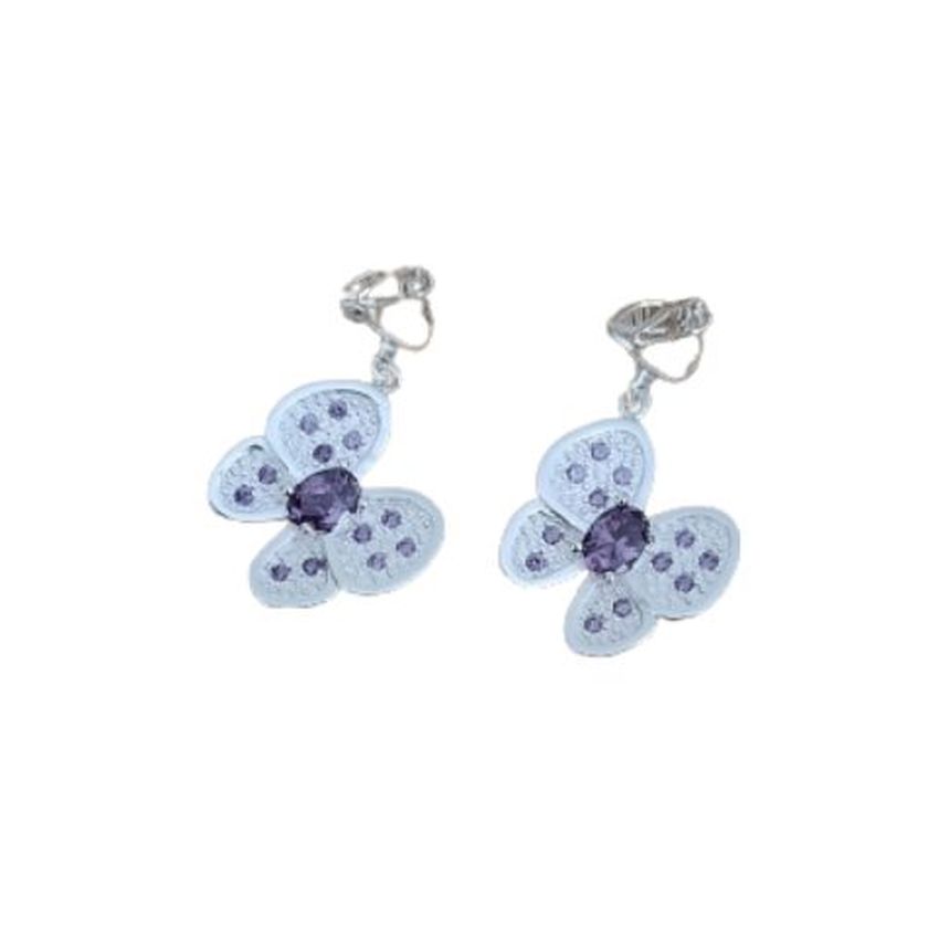 Fun Butterfly Clip On Earrings