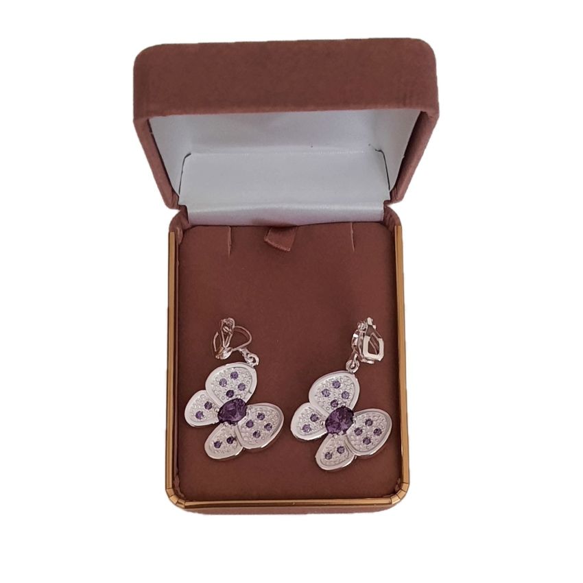 Fun Butterfly Clip On Earrings(2)