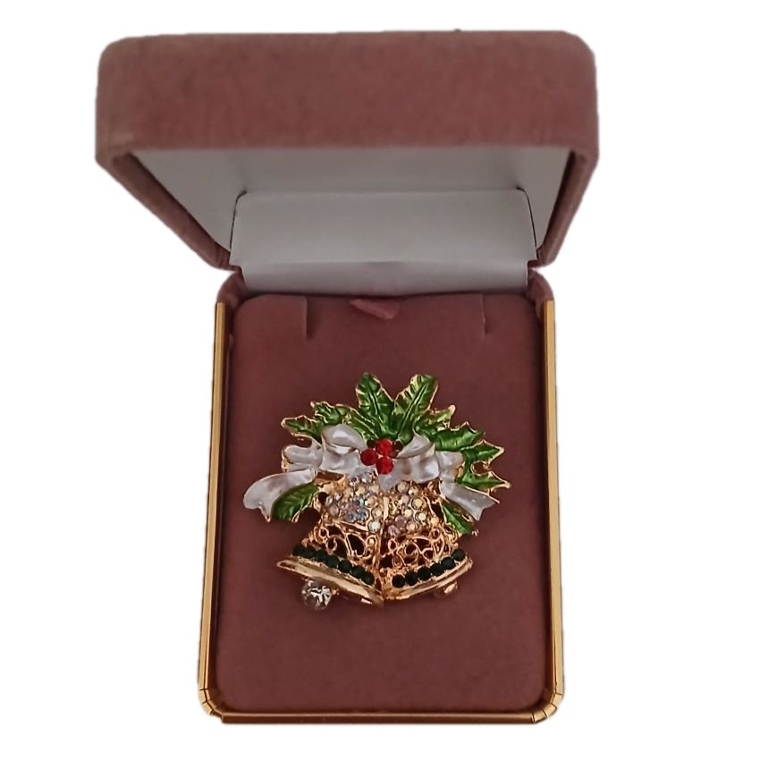 Fun Christmas Bells Brooch(2)