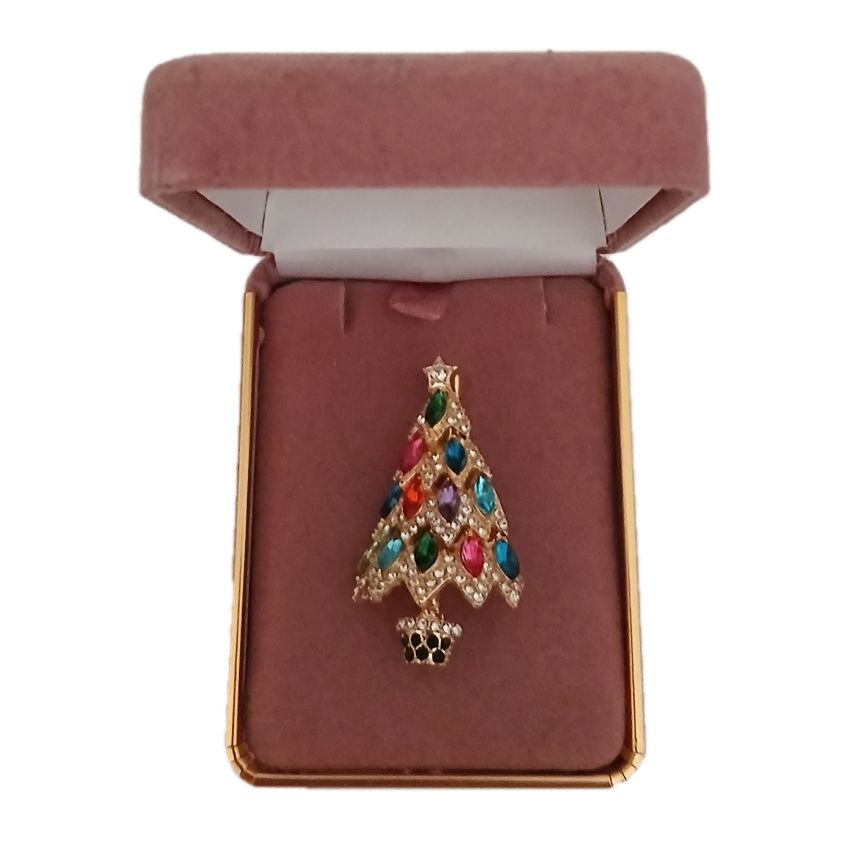 Fun Christmas Tree Brooch(2)