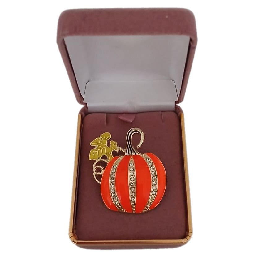 Fun Halloween Pumpkin Brooch