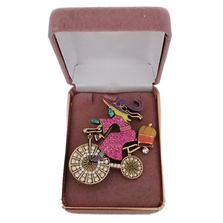 Fun Halloween Witch Brooch(2)