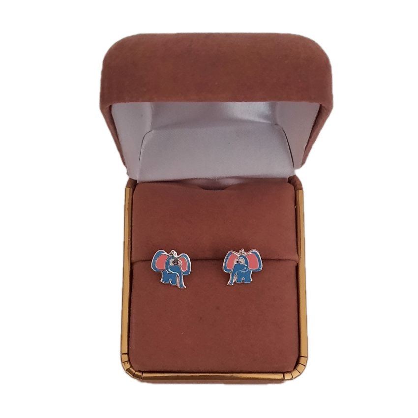 Girls Sterling Silver Elephant Earrings(2)
