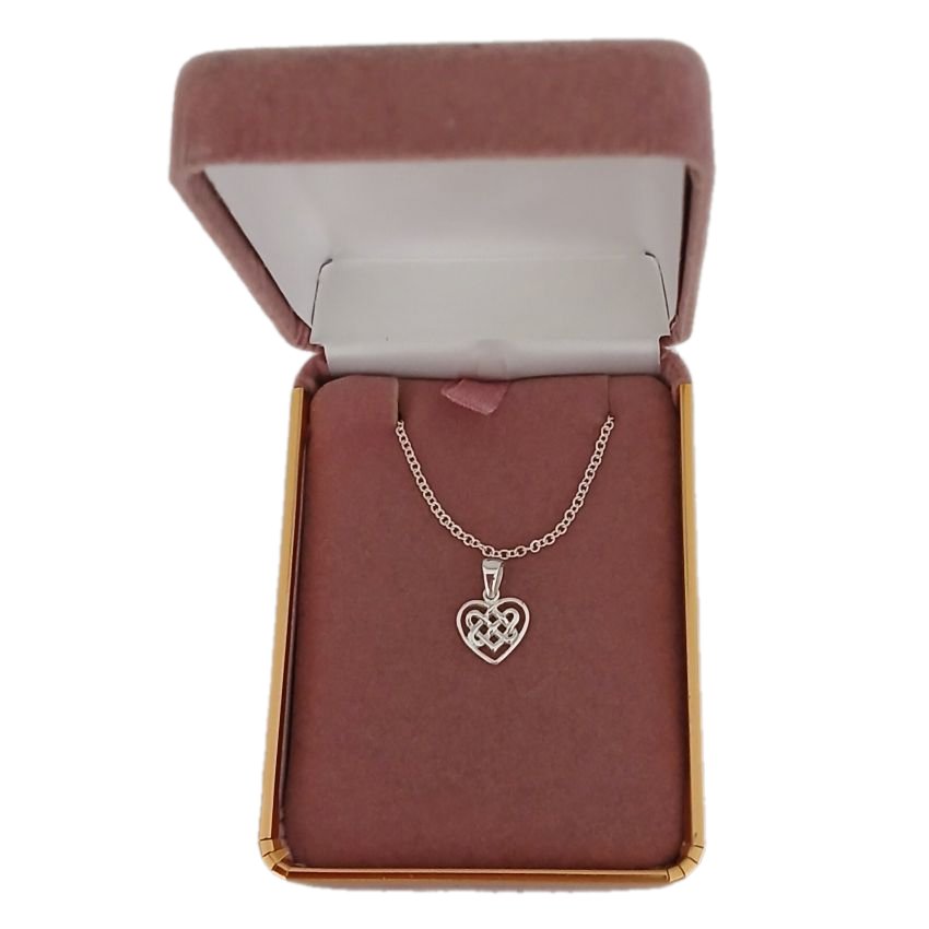 Girls Sterling Silver Celtic Design Pendant(2)