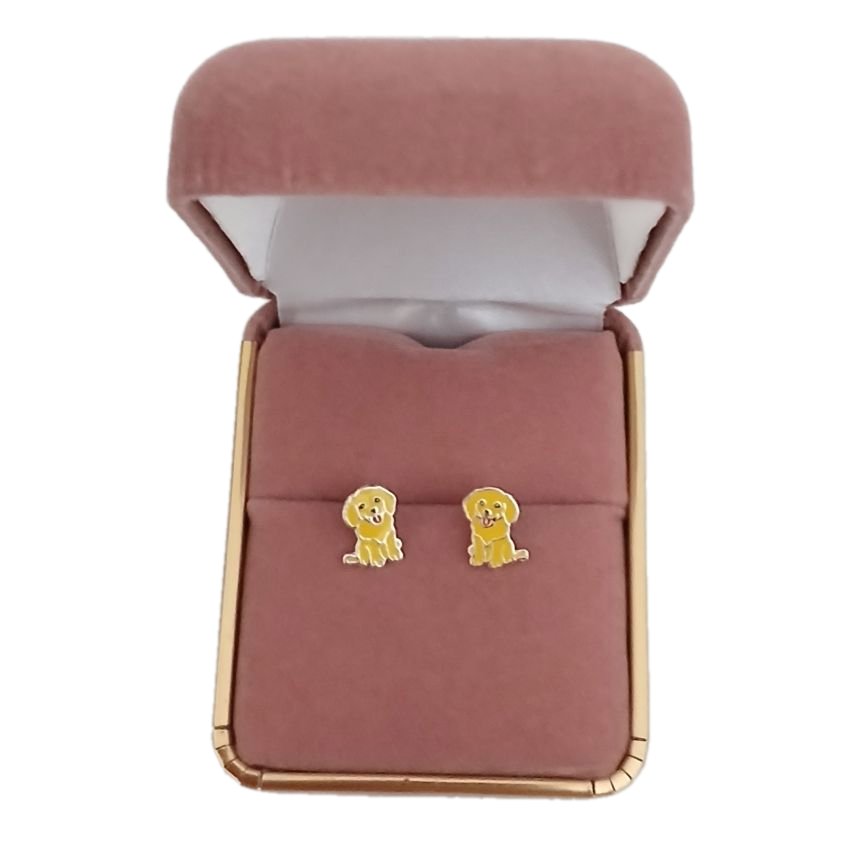 Golden Retriever Sterling Silver Earrings(2)