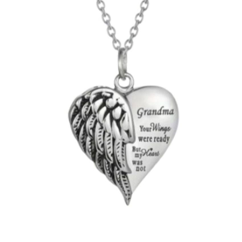 Grandma Your Wings Were Ready Ashes Locket