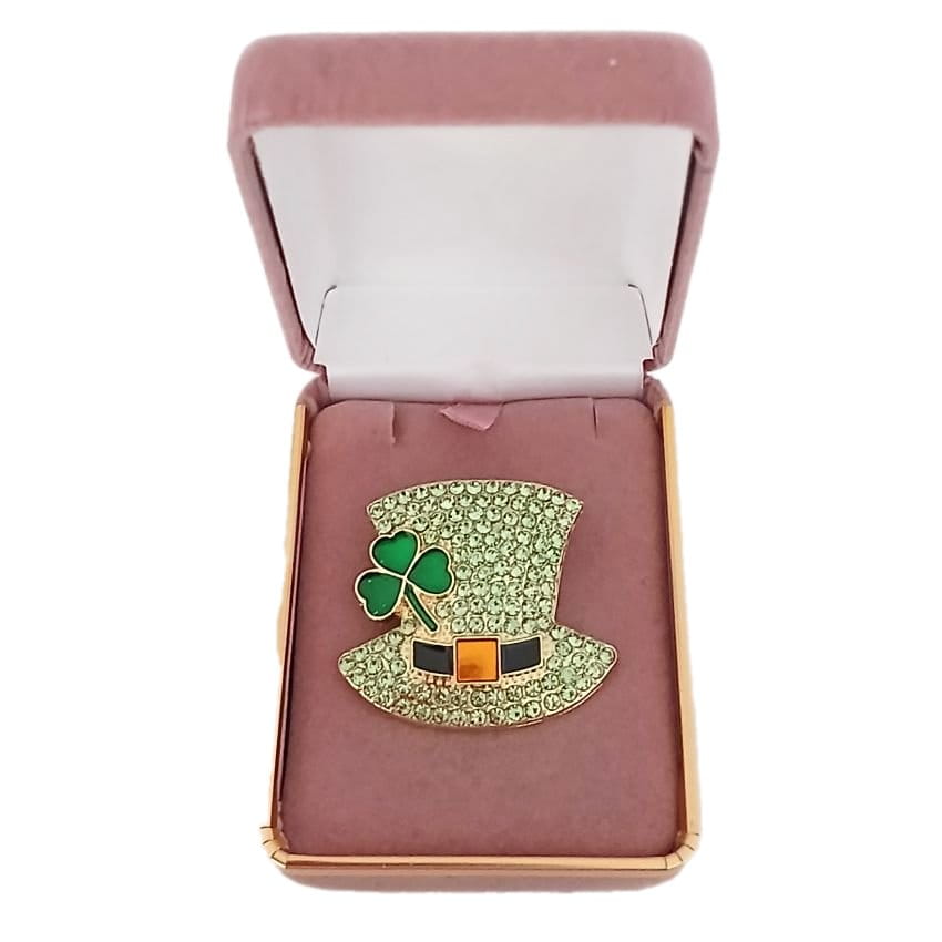 Green St Patricks Day Brooch(2)