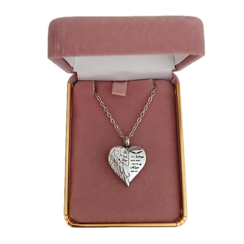 Small Heart Memorial Ashes Locket()
