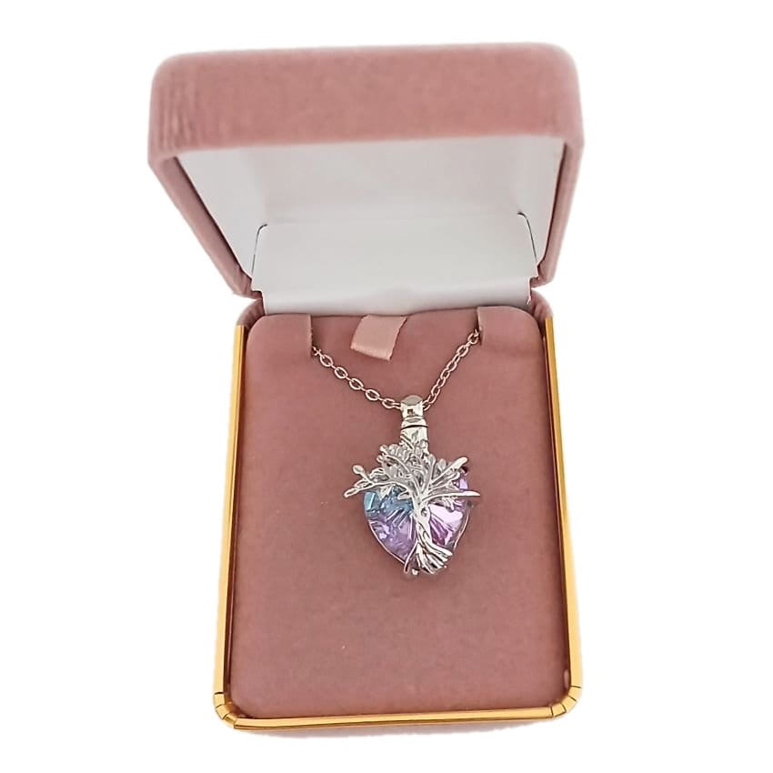 Heart And Tree Cremation Ashes Locket()