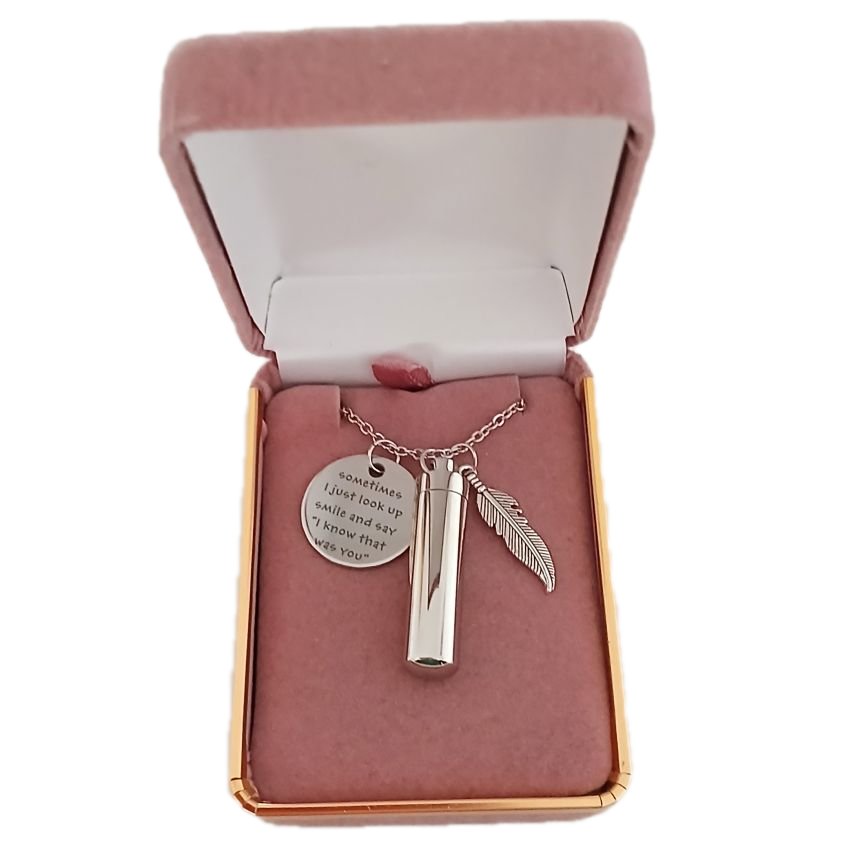 I Know That Was You Cylinder Ashes Locket(2)