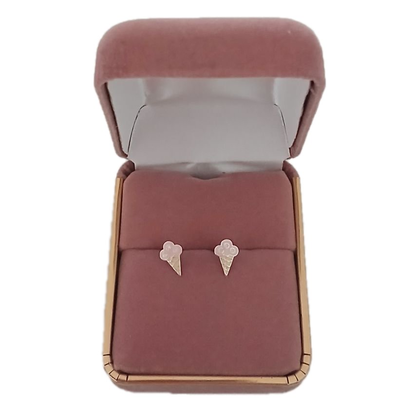 Ice Cream Sterling Silver Earrings