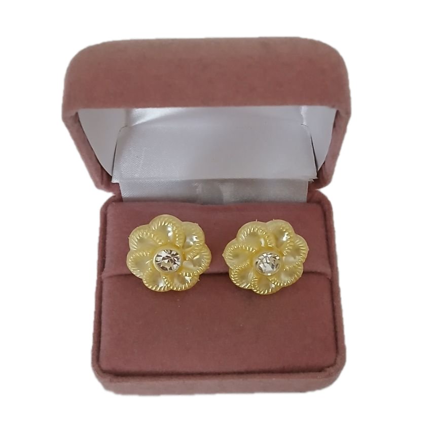 Light Plastic Lemon Clip On Earrings(2)