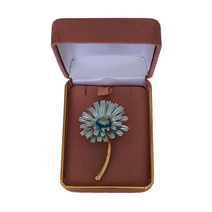 Mint Green Flower Brooch(2)