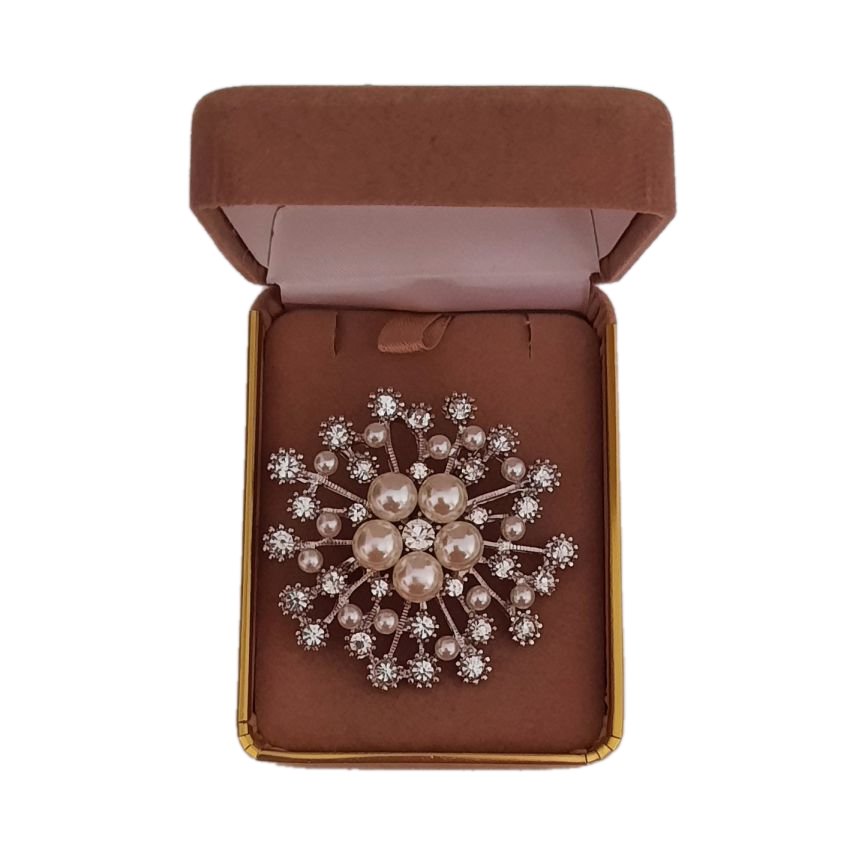 Pearl Centre Sparkly Ladies Brooch(2)