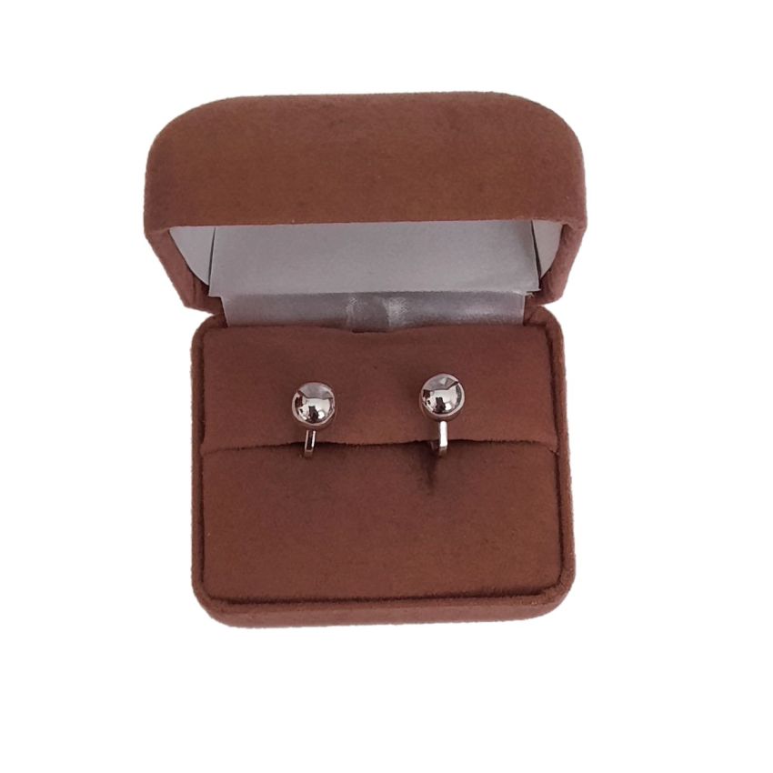 Plain Silver Fashion Clip On Earrings(2)