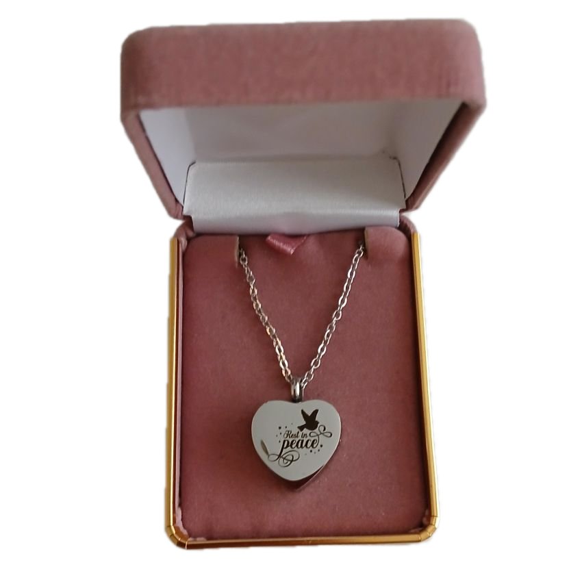 Rest In Peace Memorial Ashes Locket(2)