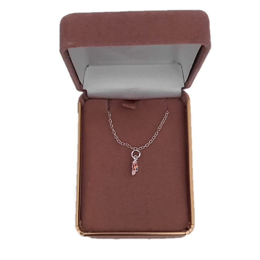 Small Parrot Sterling Silver Pendant(2)