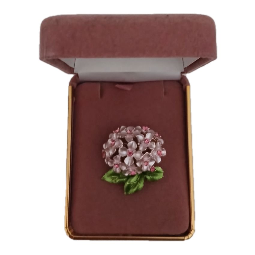 Small Crystal flower Bouquet Brooch(2)