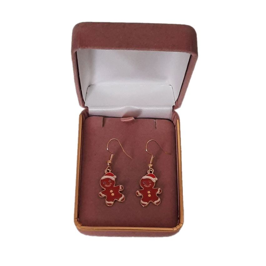 Smaller Gingerbread Man Hook Earrings(2)