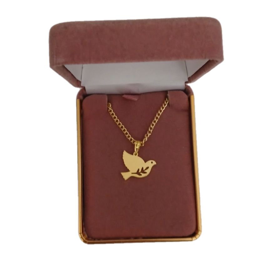 Stainless Steel Confirmation Dove Of Peace Necklace(2)