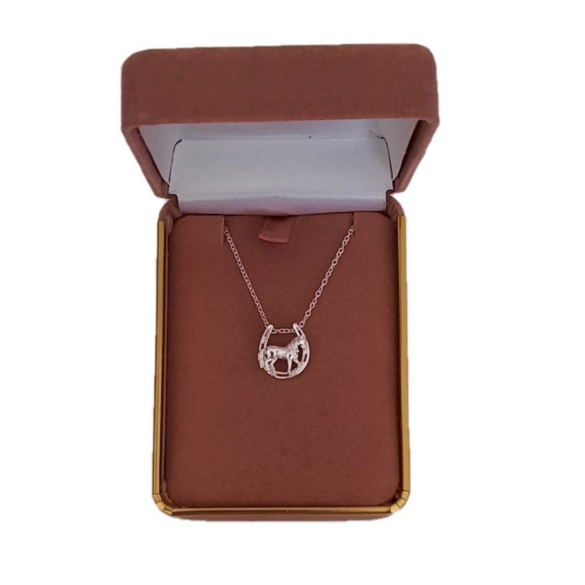 Sterling Silver Horseshoe Pendant(2)