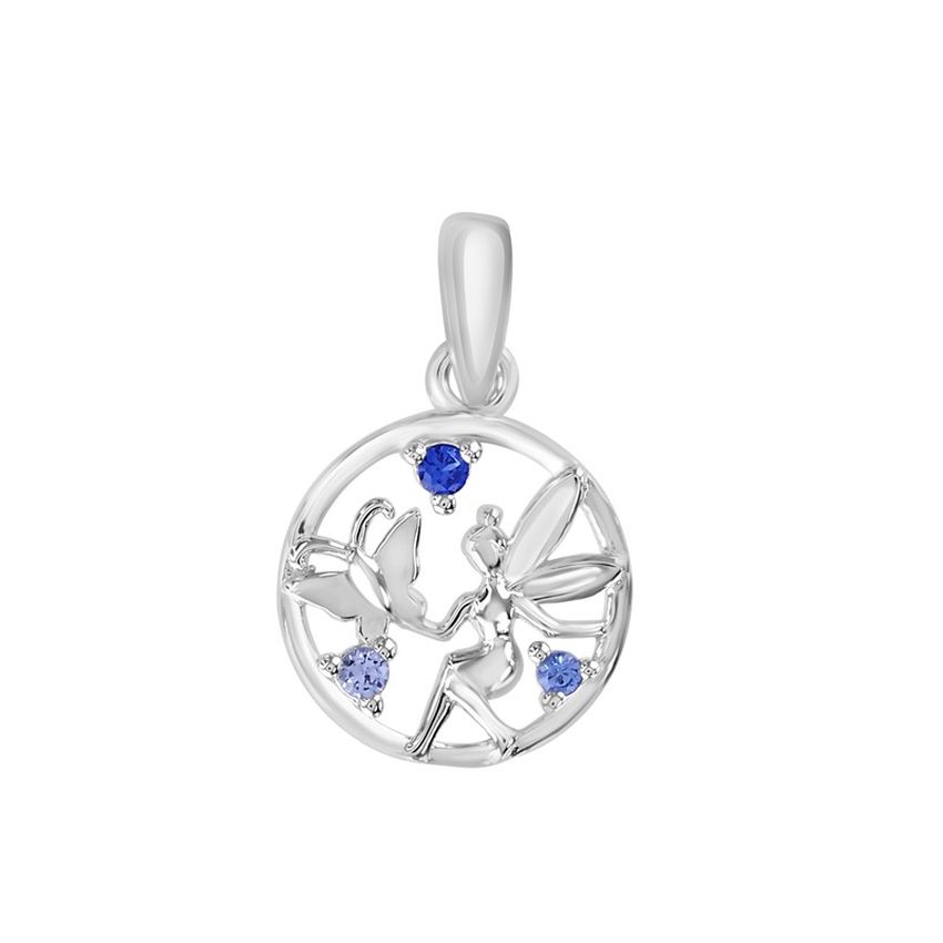 Sterling Silver Kids Fairy Necklace - Main Image