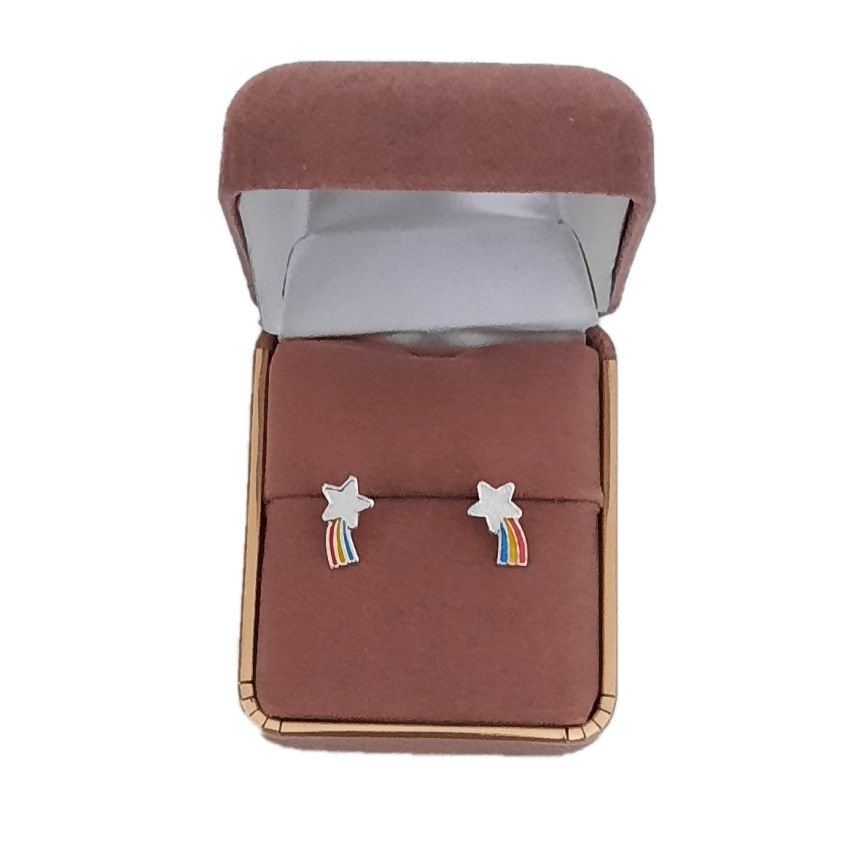 Sterling Silver Shooting Star Earrings(2)