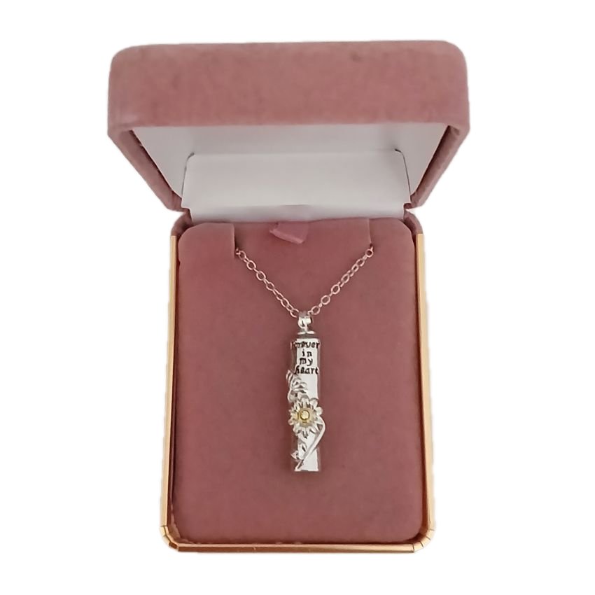 Sunflower Memorial Cremation Ashes Pendant(2)