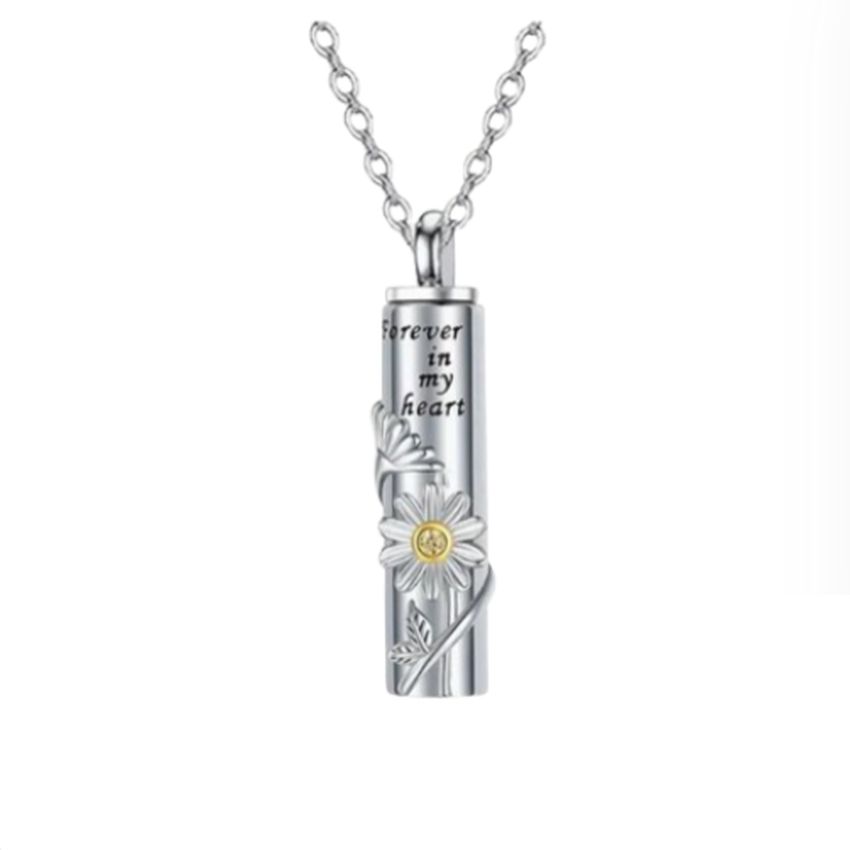 Sunflower Memorial Cremation Ashes Pendant