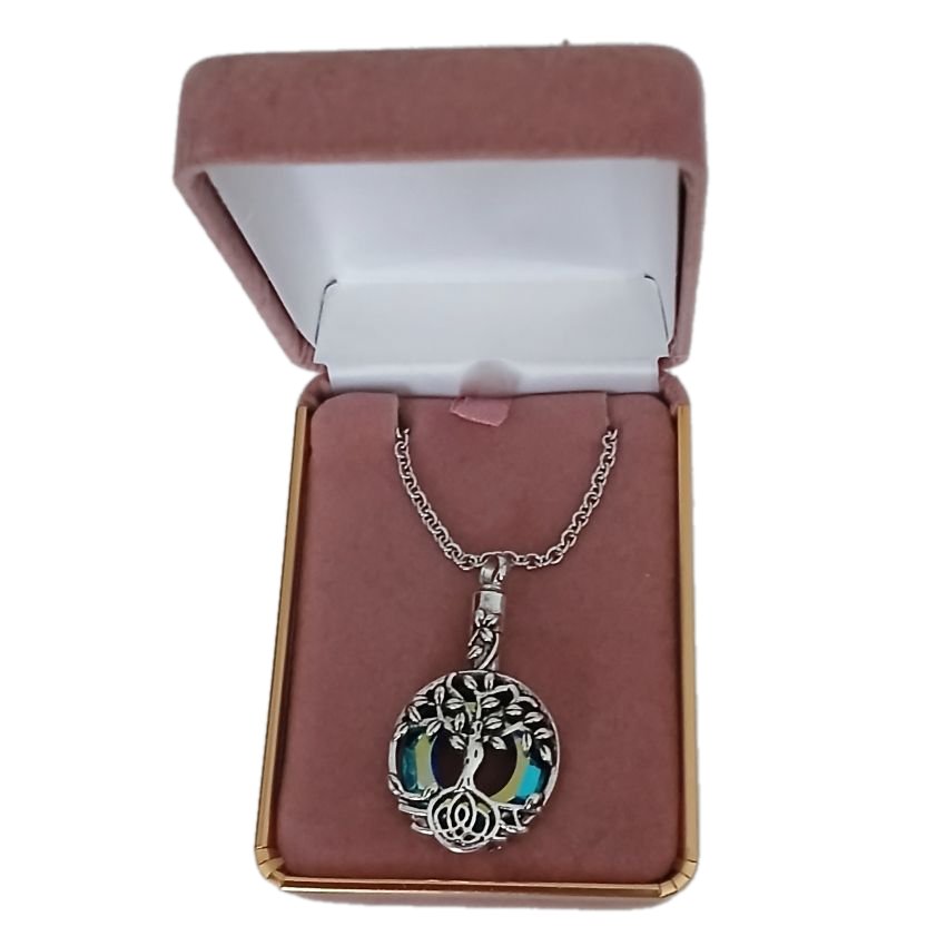 Tree Design Cremation Ashes Locket(2)