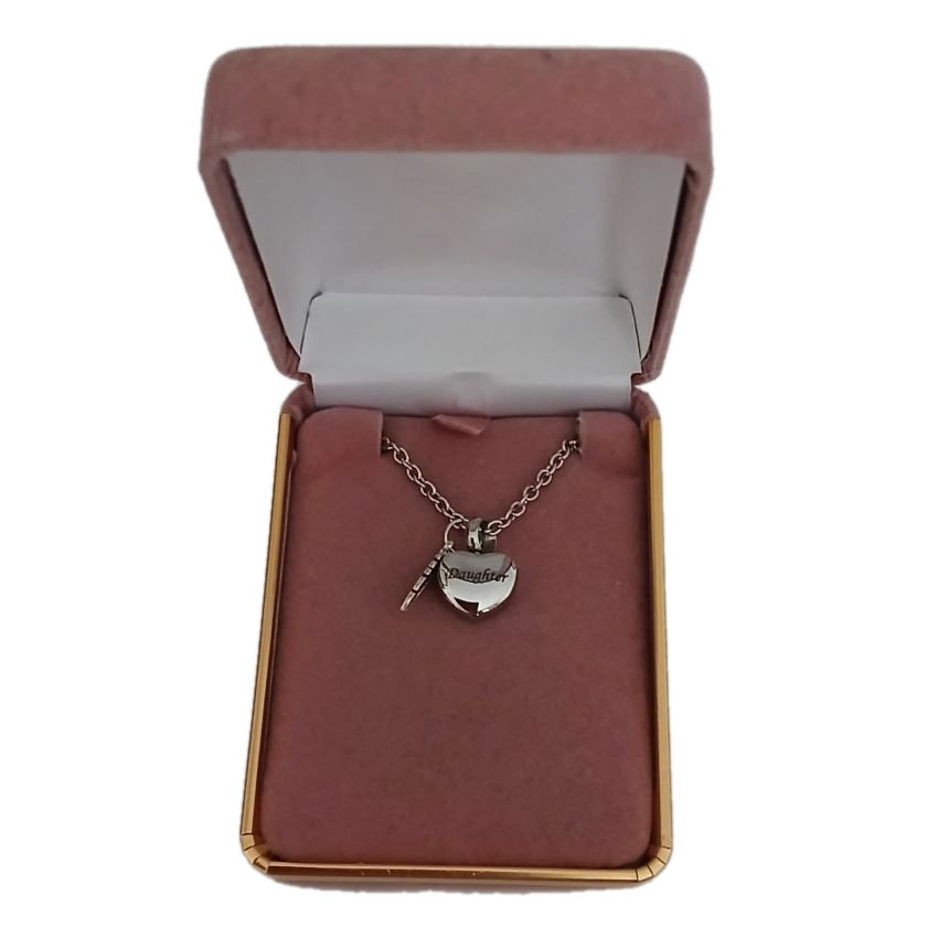Very Small Daughter Heart Cremation Pendant(2)