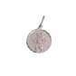 15mm Small Round Sterling Silver St Christopher Medal