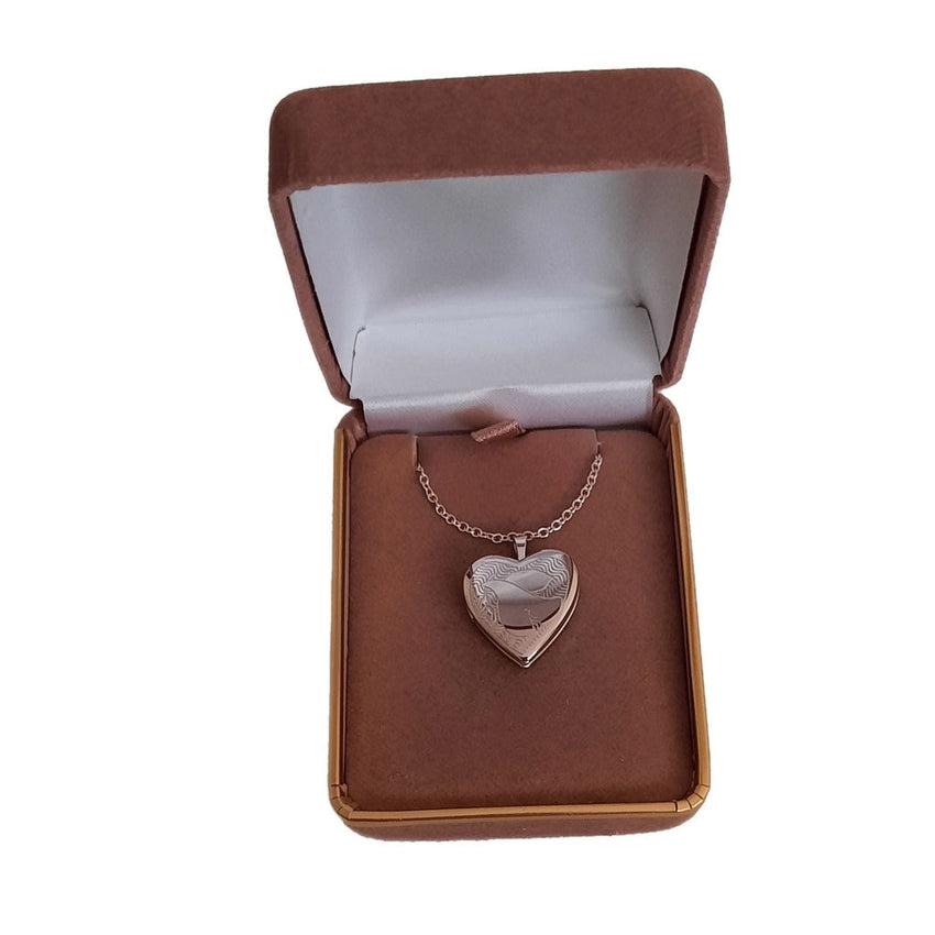 20mm Dove of Peace Sterling Silver Locket Confirmation Necklace