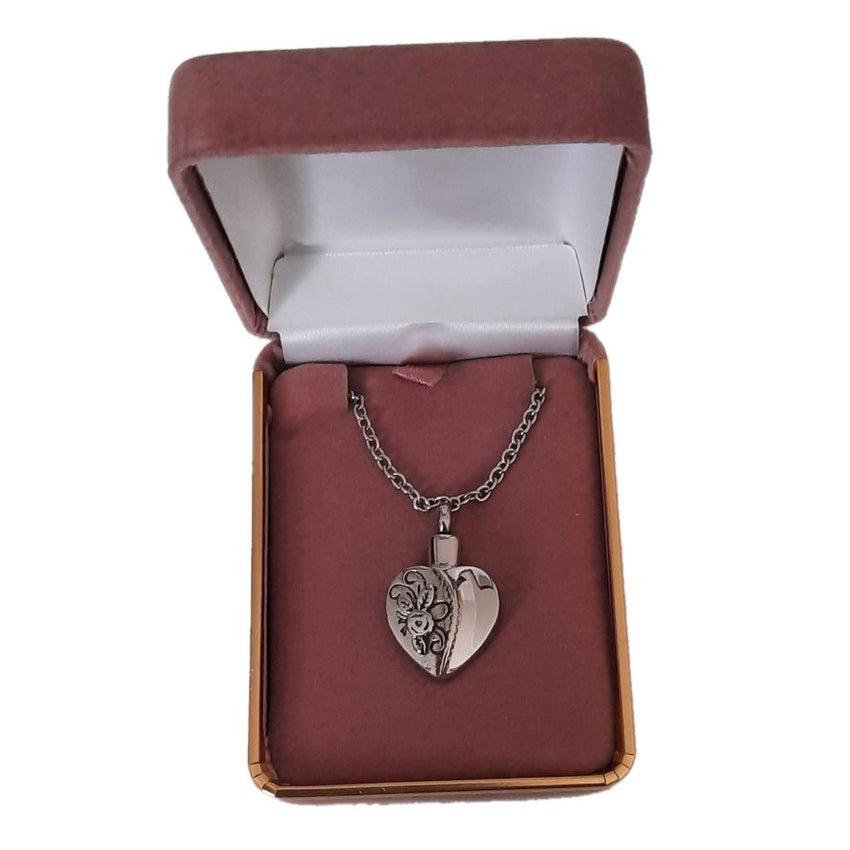 3D Flower Cremation Ashes Locket