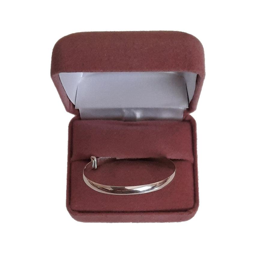 45mm Plain Sterling Silver Baby Expanding Bangle