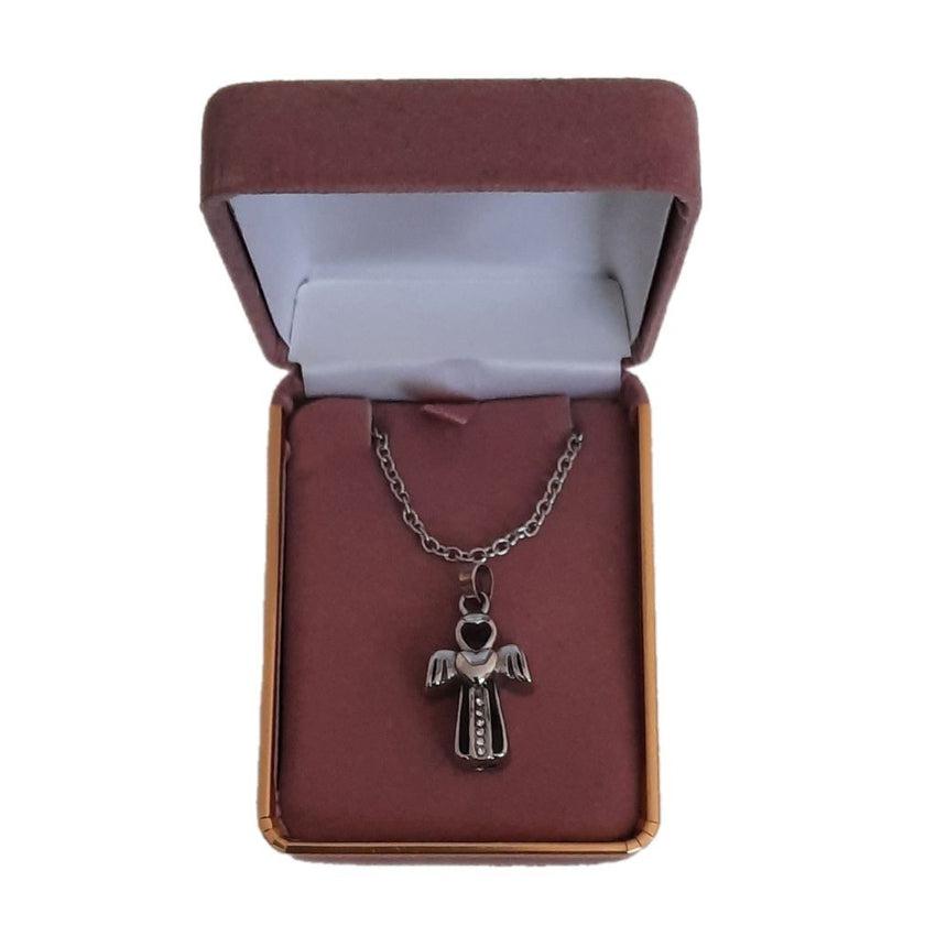 Angel Wings Cremation Ashes Pendant