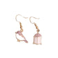 Bird And Cage Hook Drop Earrings